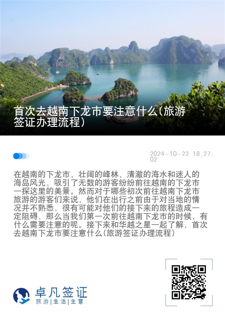 首次去越南下龙市要注意什么(旅游签证办理流程)